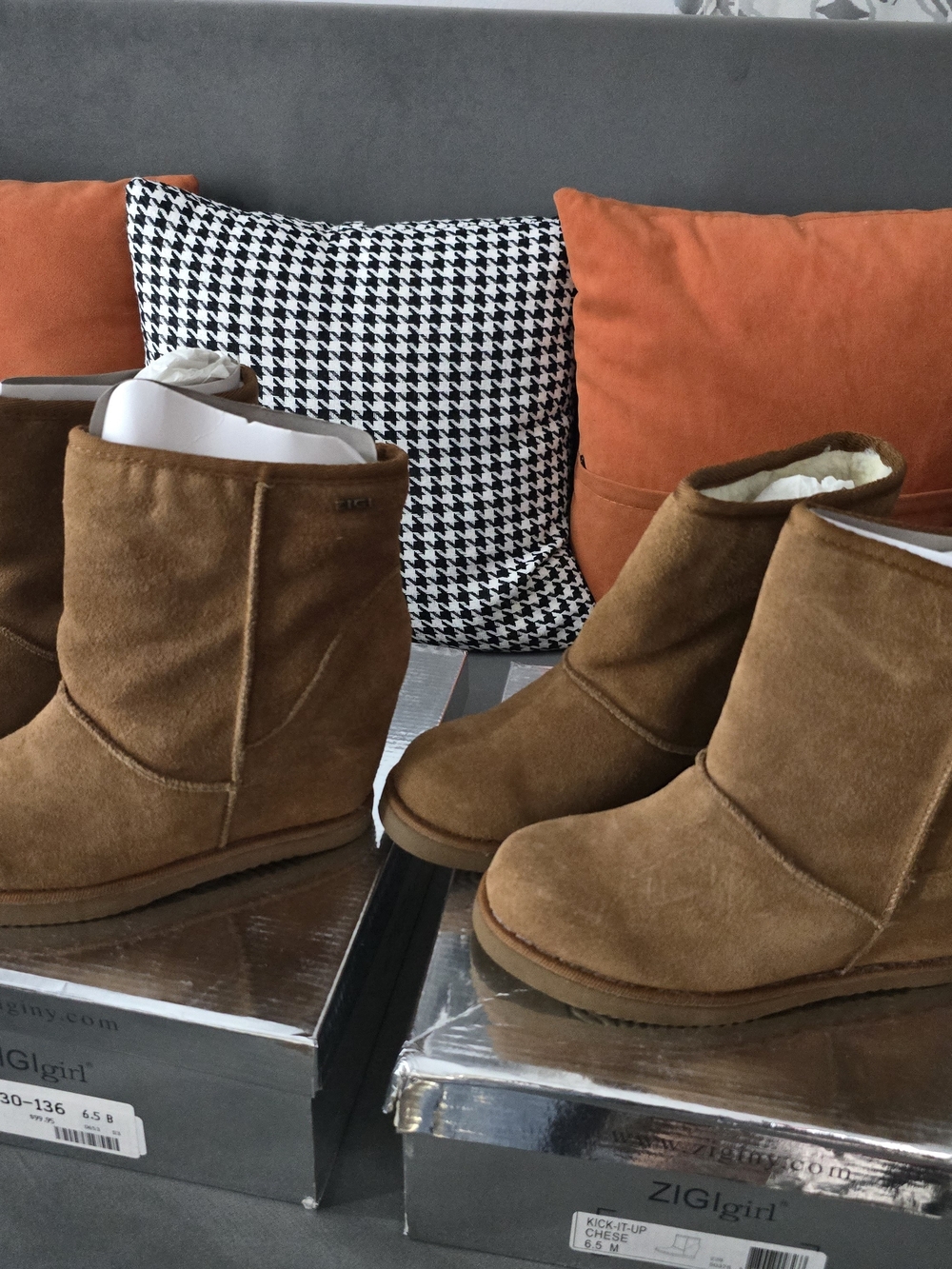 2 Pairs of boots SIZE 6.5